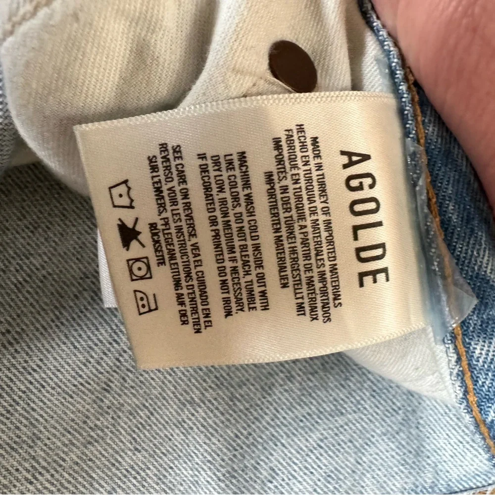 AGOLDE 90s crop mid-rise straight- 25 - Picture 9 of 10